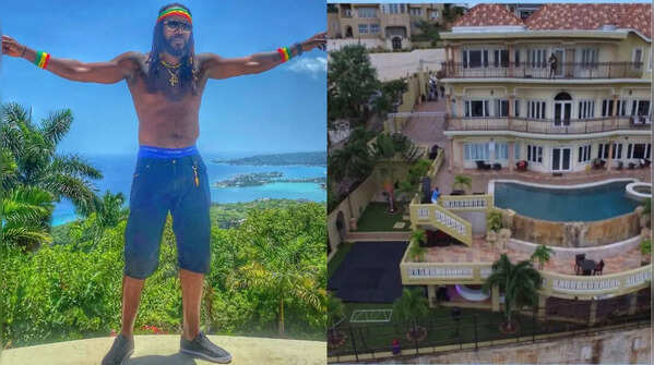 Step inside Chris Gayle’s ₹20 crore lavish Jamaica mansion with private nightclub, infinity pools and unbelievable ocean views!
