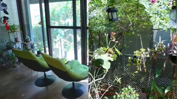 Refreshing green space within the home