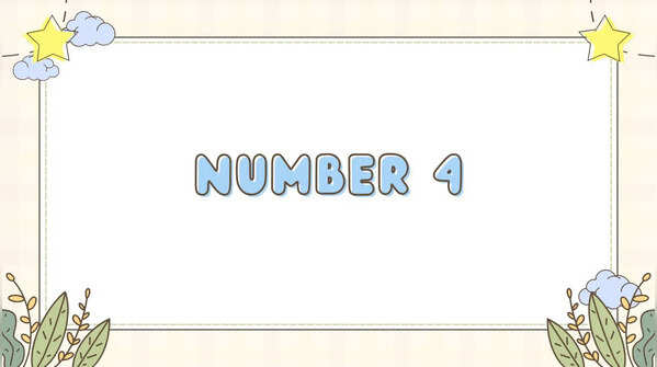 Number 4 (Born on 4, 13, 22, 31)