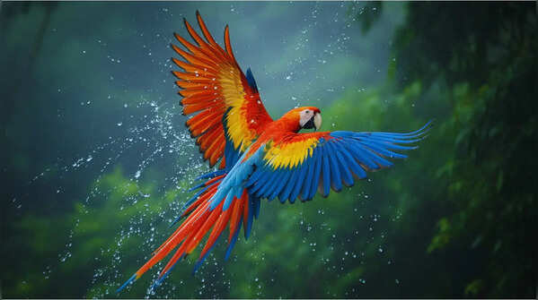 Scarlet macaw