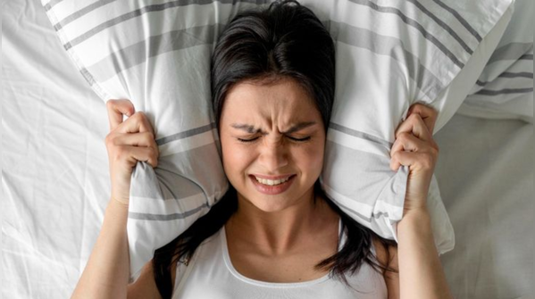 Poor sleep cycle followed by stress
