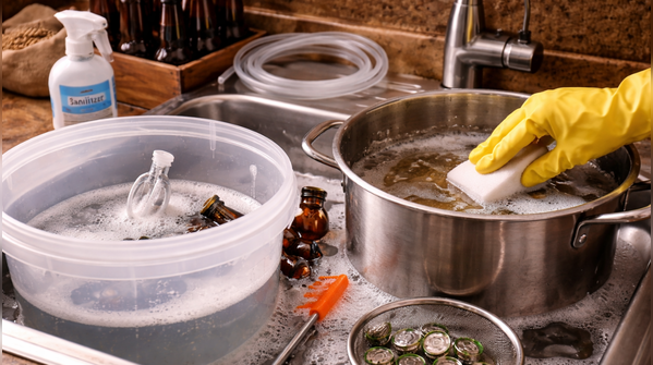 Step 1: Clean and sanitize everything