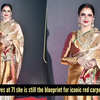 Article image for: Rekha returns in her signature Kanjeevaram and reminds everyone why she is forever the moment