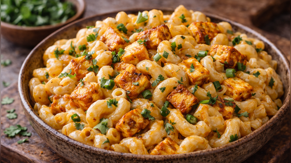 Paneer mac and cheese