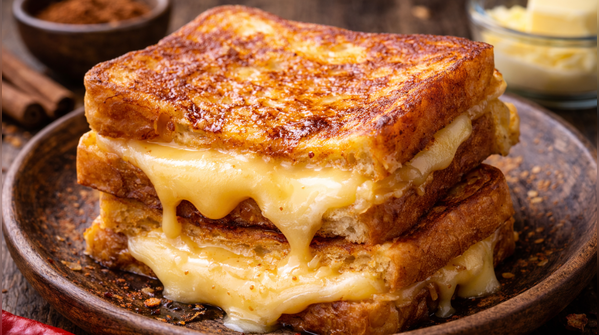 French toast with cheese