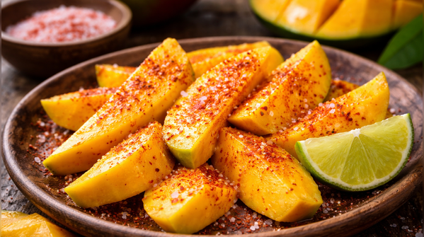 Mango with salt and chili