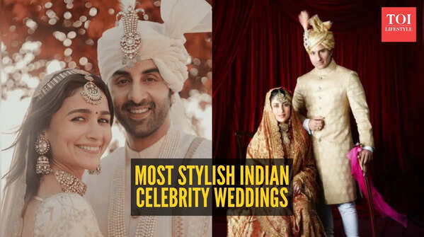 5 most stylish celebrity weddings