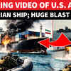 Article image for: On Cam: US Navy Strike Disables Iranian Vessel Touska In Explosive Gulf Moment