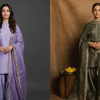 Article image for: Alia in a variety of silk suits