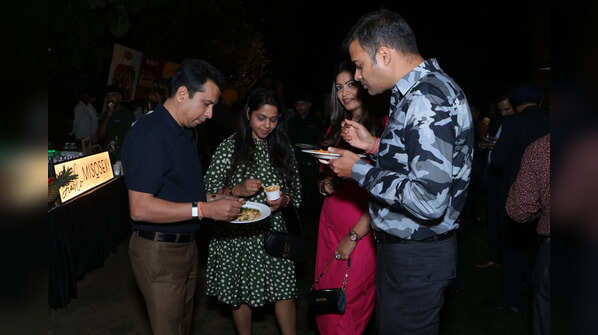 Ayush Gupta with his friends