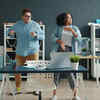 Quick physical movement or stretching