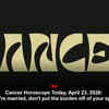 Article image for: Cancer Horoscope Today, April 23, 2026: If you're married, don't put the burden off of your spouse