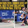 Article image for: Boston Marathon 2026: Runner gives up personal best to save collapsing competitor in final stretch