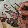 Kantha embroidery