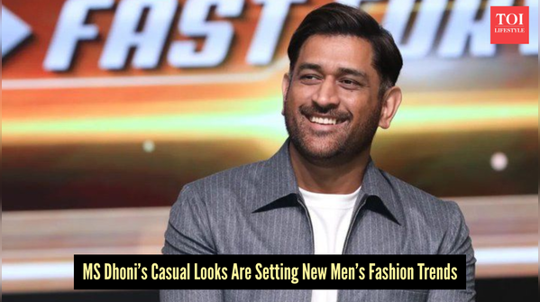 MS Dhoni Redefining Men’s Fashion