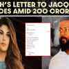 Article image for: Sukesh Chandrashekhar writes emotional letter to <i class="tbold">Jacqueline Fernandez</i> after her approver plea