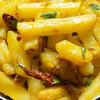 Why aloo bhujia sticks to the kadhai