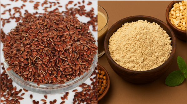 The Scalp Hydrator: Sattu & Roasted Flaxseed