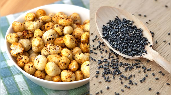 The Root Strengthener: Roasted Makhana & Black Sesame