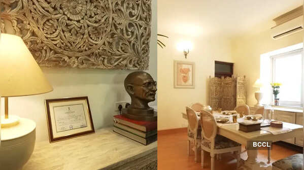 A home characterized by natural colors and warm hues