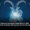 Article image for: Capricorn Horoscope Today, April 27, 2026: Differences of opinion with spouse can turn into argument