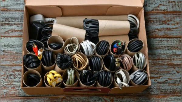 Utilize them as cable organizers