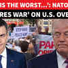 Article image for: Spanish Protesters Blast Trump As Tensions With US Spike; Anger Over Gaza, Iran, NATO Bases
