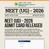 NEET Hall Ticket 2026 live: Regional language candidates can verify paper medium