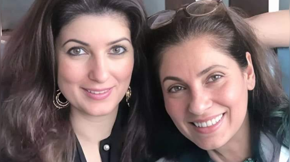 Twinkle Khanna and Dimple Kapadia