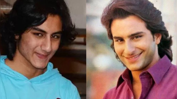 Ibrahim Ali Khan and Saif Ali Khan