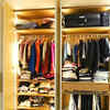 The fancy walk-in closet