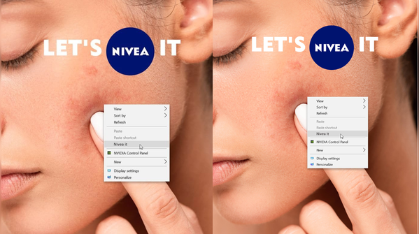 Nivea – 'Let's Nivea It' moment