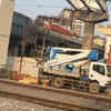 42-metre steel span launched over tracks