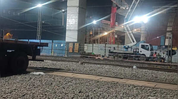 Heavy cranes deployed for the job