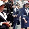 The coatdress nods to Princess Diana’s 1995 era