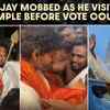 Article image for: Actor-politician <i class="tbold">Vijay</i> visits Tiruchendur temple ahead of election results, draws massive crowd