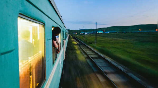 Moscow–Vladivostok Trans-Siberian Railway in Russia