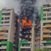Article image for: Ghaziabad apartment fire: Massive blaze erupts at Gaur Green Avenue in Indirapuram; several flats gutted