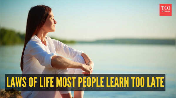 Life lessons most people learn too late