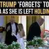 Article image for: 'Awkward': Trump Leaves Melania Holding Up Flute Alone During State Dinner Toast Slip