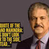 Article image for: Success quote of the day by Anand Mahindra: "Leaders don't look behind or to the side, instead..."