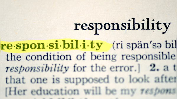 How to carry responsibility