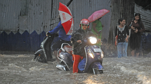 Multiple city areas hit by flooding and hail accumulation