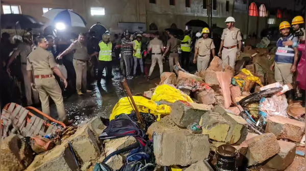 Fatalities reported due to wall collapse and electrocution