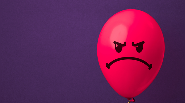 Reacting with anger instead of calm