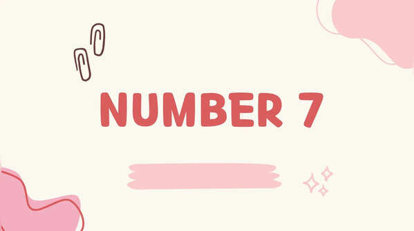 Number 7 (Born on 7, 16, 25)