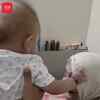 Article image for: 104-year-old great-grandmother’s sweet moment with baby goes viral