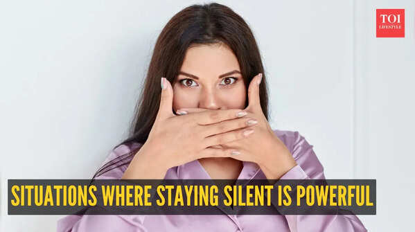 Situations when one should stay silent