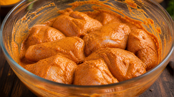 Step 1: Marinate the chicken well