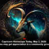 Article image for: Capricorn Horoscope Today, May 3, 2026: You may get appreciation in a community group